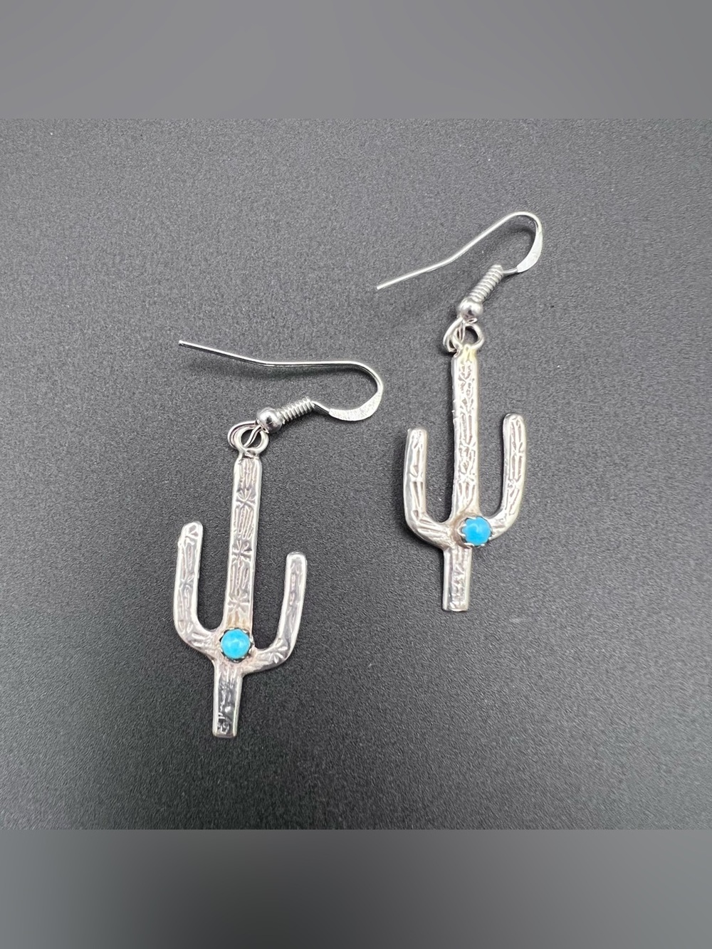 Native American Cactus Earrings